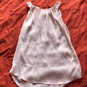 New York & Co. light pink sleeveless blouse
